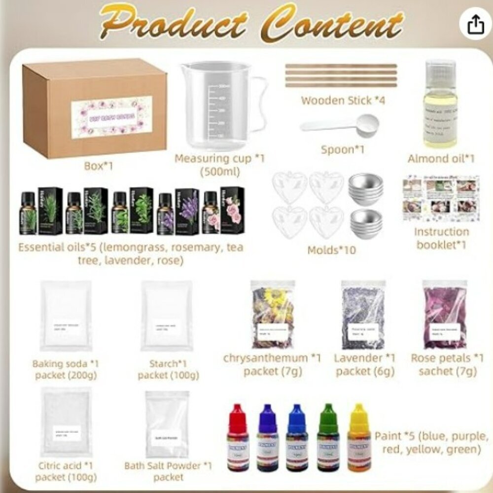 DIY Bath Bombs Making Kit - Picture 2 of 5